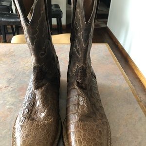 Dan Post 10-D  Alligator Leather Boots